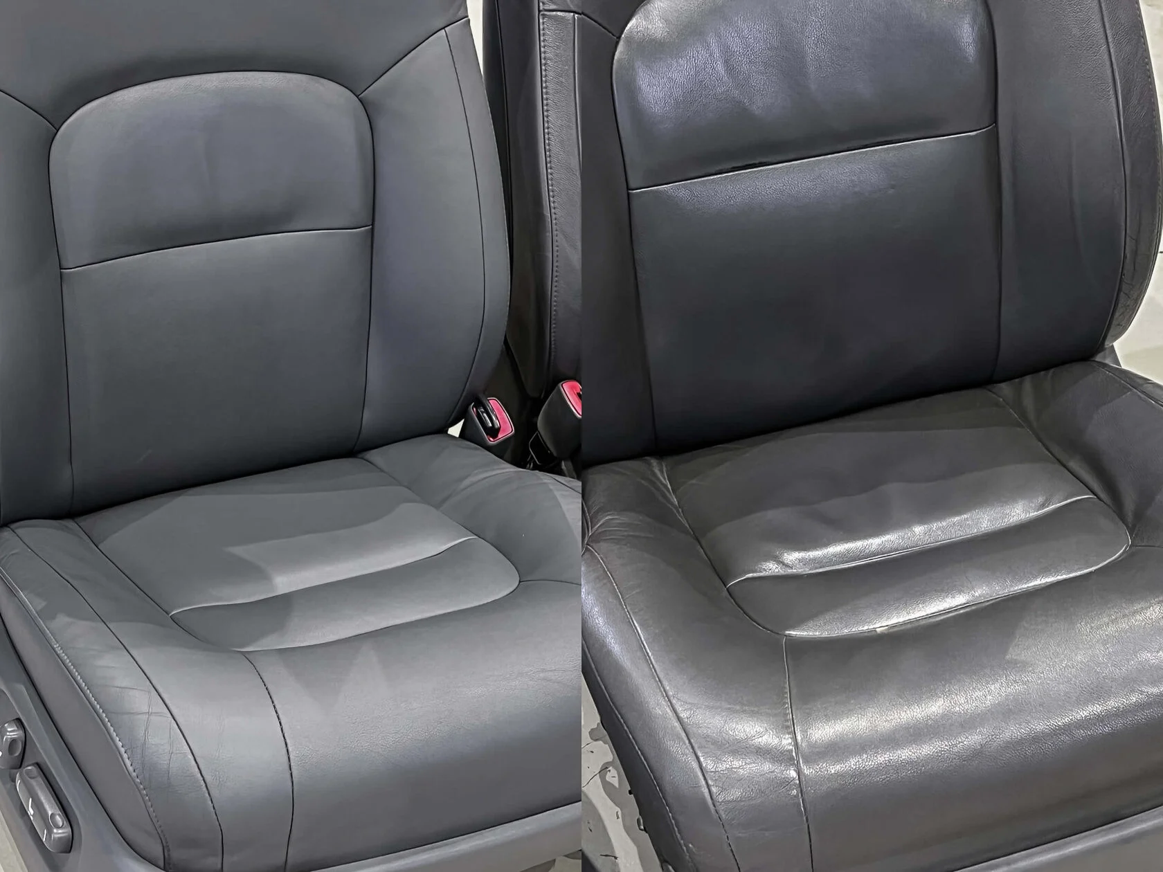 Gray car seats
